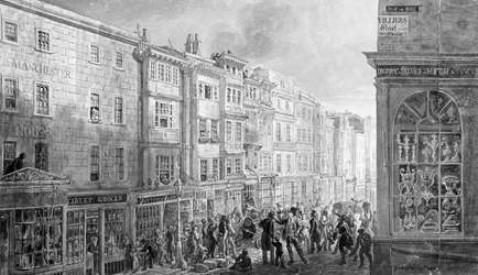 Le Strand depuis le coin de Villiers Street, 1824